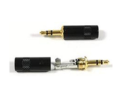 Neutrik-YS 3.5mm Stereo Plug YS231L-BG(黑身鍍金腳)?